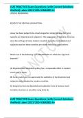 LSAT PRACTICE Exam Questions &lpar;with Correct Solutions Verified&rpar; Latest 2023&sol;2024 GRADED A&plus; 