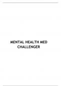 MENTAL HEALTH MED CHALLENGER
