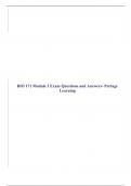 BIO 171 Module 3 Exam Questions and Answers- Portage Learning