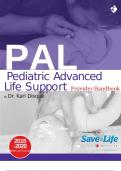 PALS Pediatric Advanced Life Support Provider Handbook By Dr&period; Karl Disque 2020-2025Updated