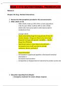 NUR 1172 Nutrition Exam 3 Nutritional Principles in Nursing Latest Exam Study Guide (elaborations)