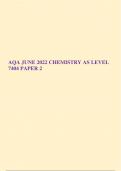 AQA JUNE 2022 CHEMISTRY AS LEVEL 7404 PAPER 2 