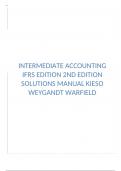 Solution Manual for Intermediate Accounting, 2nd Edition, by Donald E. Kieso, Jerrya Terry D. Warfield.