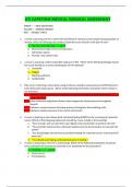 ATI CAPSTONE MEDICAL SURGICAL ASSESSMENT