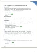 AGNP BOARD EXAM QUESTIONS:ENDOCRINOLOGY ASSESSMEN,  EYE, EAR, NOSE AND THROAT, Neurology Assessment ,Orthopedics Assessment (,CARDIOVASCULAR ASSESSMENT & Prescription Gastroenterology updated 2023/2024