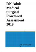 RN Adult Medical Surgical Proctored Assessment 2019