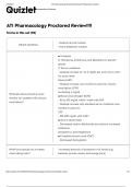ATI Pharmacology Proctored Review&excl;&excl;&excl;&excl; Flashcards &lowbar; Quizlet&period;