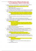 ATI Pharmacology Midterm Questions and Answers&vert;Rationale &vert; NR293 LATEST 2023ATI Pharmacology Midterm Questions and Answers&vert;Rationale &vert; NR293 LATEST 2023ATI Pharmacology Midterm Questions and Answers&vert;Rationale &vert; NR293 LATEST 2023ATI Pharmacology Midterm Qu
