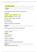 BIOS242 Quiz 3 TEST WITH COMPLETE SOLUTIONS UPDATED 2023&vert;2024 RATED A&plus;