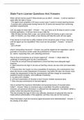 State Farm License Questions And Answers
