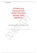 ATI Med-Surg LATEST 2023&sol;2024 RATED A&plus;