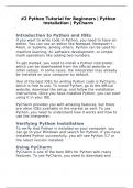 Python Tutorial for Beginners | Python Installation | PyCharm