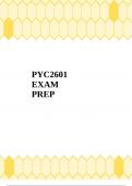 PYC2601 EXAM PREP