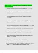 BIOD 151&sol;A & P 1 Module 5 Exam&period;&period;&period;Portage Learning&period;&period;&period;A&plus;&comma; Exams for Biology