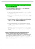 BIOD 151&sol;A & P 1 &lpar;Portage Learning&rpar; Final Exam 1&comma; Exams for Biology
