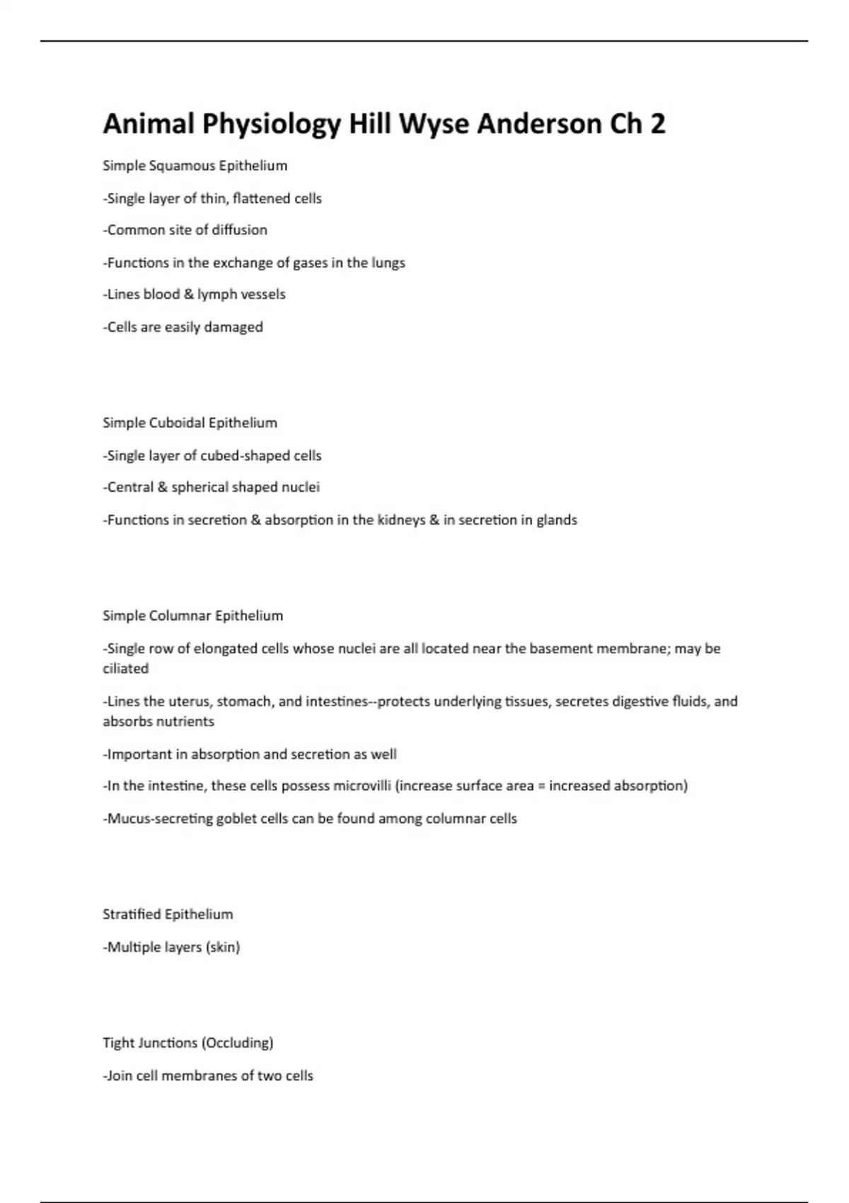 Animal Physiology Hill Wyse Anderson Ch 2 Questions and 100% Correct ...