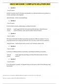 HSCO 506 Exam 1 Liberty University Complete Solution 2023-2024&comma; Attempt Score&colon;100&percnt;