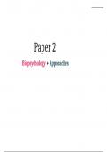 A* AQA Psychology notes Paper 2