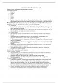 BSCI Unit 2 Study Guide (1st Half)