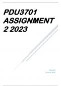 PDU3701 ASSIGNMENT 2 2023