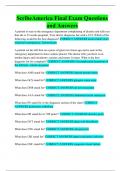 ScribeAmerica Final Exam Questions and Answers