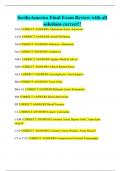 ScribeAmerica Final Exam Review with all solutions correct&excl;&excl;