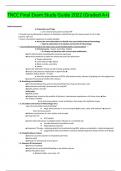 TNCC Final Exam Study Guide 2022 &lpar;Graded A&plus;&rpar;