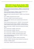 WGU IDC1 Exam Study Guide- With Questions & 100&percnt; Verified Answers