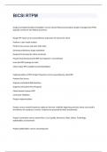 BICSI RTPM exam 2023 with 100&percnt; correct answers