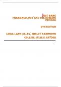 TEST BANK Pharmacology and the Nursing Process 9th EditionLinda Lane Lilley, Shelly Rainforth Collins,