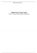 NR 565 Week 2 , Study Guide - Chapter 1.4.13.25.52, NR 565: Advanced Pharmacology Fundamentals, Chamberlain