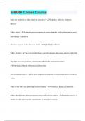 SHARP Career Course &vert; 120 Questions with 100&percnt; Correct Answers &vert; Verified &vert; 22 Pages