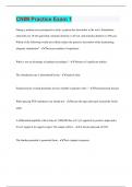 Bundle for CNIM Exams Compilation &vert; Verified &vert; Guaranteed Success
