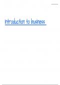 Introduction to business studies 