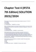 Chapter Test 4 (IFSTA  7th Edition) SOLUTION  2023//2024