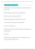 DHS Quiz Questions &vert; Questions with 100&percnt; Correct Answers &vert; Verified 