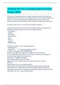 TestOut PC Pro Certification Practice Exam&colon; Q&A