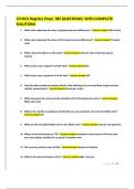 CCI RCS Registry Prep&vert; 385 QUESTIONS&vert; WITH COMPLETE SOLUTIONS