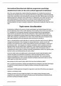 IBDP Psychology Sociocultural Approach to Behaviour: Acculturation Notes