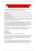 HESI Prep - Health Assessment Practice Questions and Complete Solutions