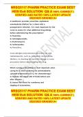 NRSG5117 PHARM PRACTICE EXAM BEST  HESI Exit SOLUTION  Q& A 100&percnt; CORRECT  LATEST UPDATE 2023&vert;2024 RATED A&plus;
