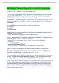 Missouri Real Estate Exam Bundle Solved 