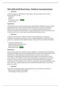 NSG 6320 AGNP Board Exam &ndash; Pediatrics Assessment Exam&period;