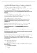 Samenvatting Praktisch Ondernemingsrecht -  Inleiding ondernemingsrecht (IONR)