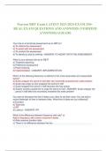 Pearson RBT Exam LATEST 2023-2024 EXAM 250&plus;  REAL EXAM QUESTIONS AND ANSWERS &lpar;VERIFIED ANSWERS&rpar;AGRADE      