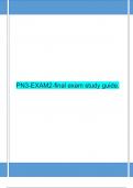 PN3-EXAM2-final exam study guide.  