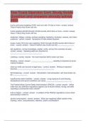 Tow Truck Operator Cert&period; Study Guide Question and answers already solved 2023