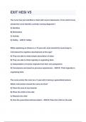 EXIT HESI V5 Questions & Answers 2023&lpar;A&plus;GRADED 100&percnt;VERIFIED&rpar;