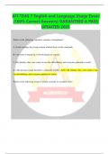 ATI TEAS 7 English and Language Usage Exam &lpar;100&percnt; Correct Answers&rpar; GARANTEED A PASS UPDATED 2023