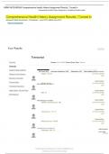 NRNP 6675&sol;NR509 Comprehensive Health History Assignment Results &vert; Turned In